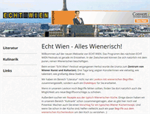 Tablet Screenshot of echtwien.at